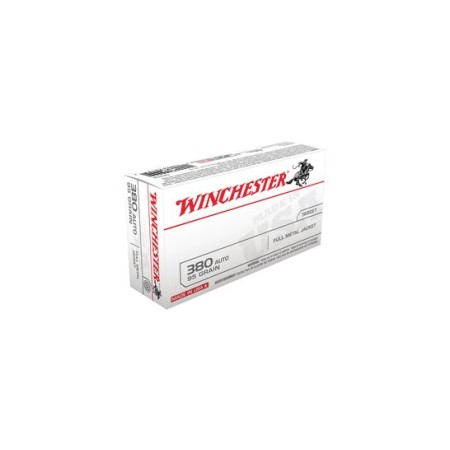 Winchester 380 Auto/ACP 95gr FMJ Ammunition 50rds - Q4206