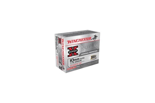 Winchester 10mm Auto 175gr SiverTip Hollow Point Ammunition 20rds - X10MMSTHP