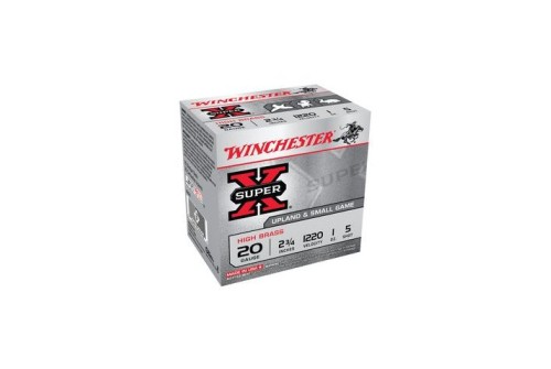 Winchester Ammo X205 Super X Heavy Game Load High Brass 20 Gauge 2.75" 1 OZ 5 Shot 25 Bx/ 10 Case