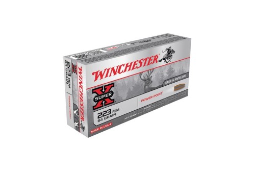 Winchester 223 64gr Power Point Super-X Ammunition 20rds - X223R2