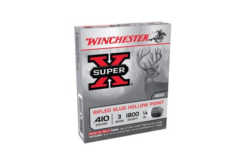 Winchester 410 3" 1/4oz Rifled Slug Super-X Ammunition 5 rds - X413RS5