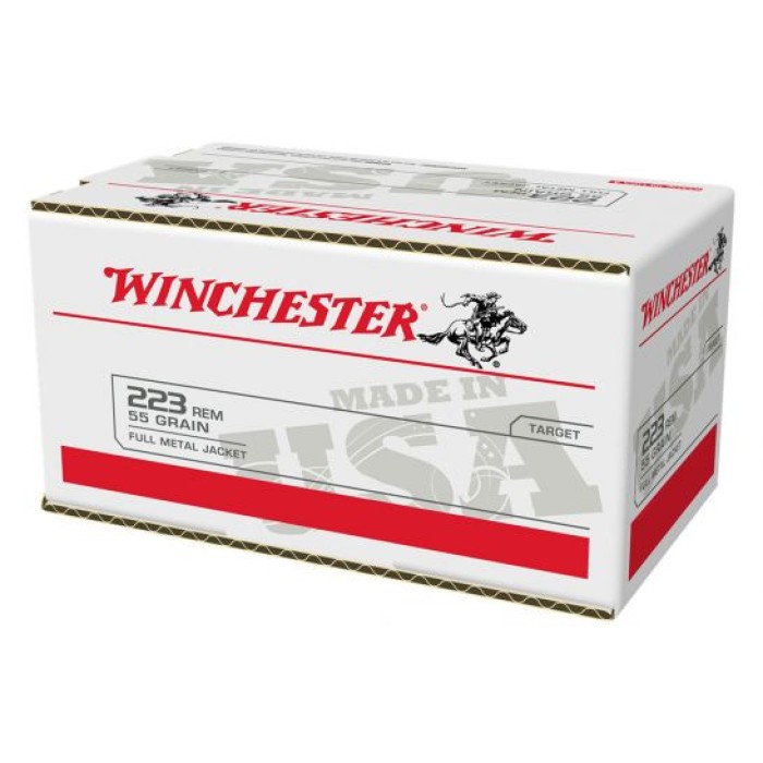 Winchester 55 gr FMJ .223 Remington 200 Round Value Pack - W223200