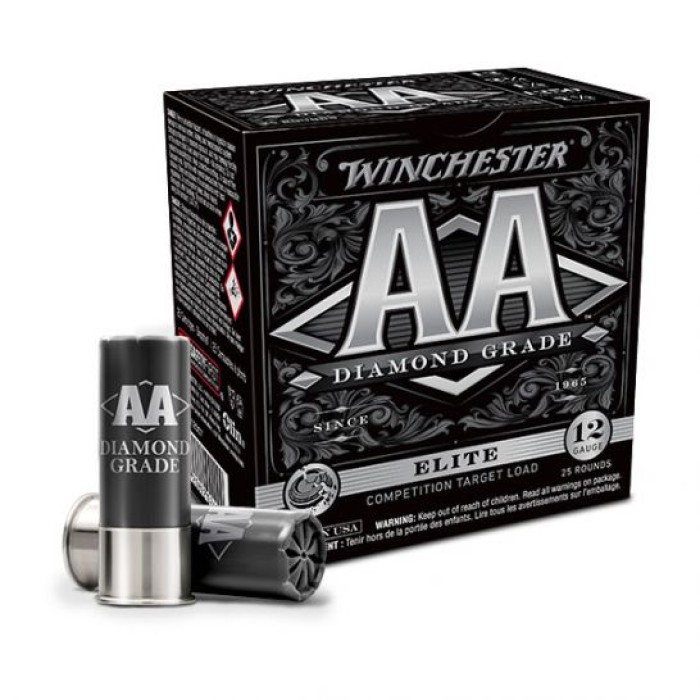 Winchester AA Diamond Grade 2.75" 1 1/8 oz 7 Shot 12 Gauge Ammunition 25 Rounds - AADG13007