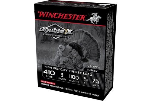 Winchester Ammo STH4137 Double X Diamond Grade Turkey 410 Gauge 3 3/4 oz 7.5 Shot 10 Bx - Dirty Bird Industries