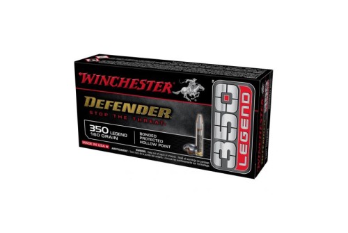 Winchester Defender 160 gr Bonded BHP .350 Legend Ammunition 20 Rounds - S350PDB