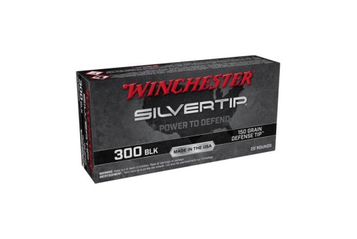 Winchester Silvertip 150 gr Defense Tip 300 Blackout Ammunition 20 Rounds - W300ST