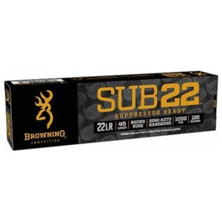 Winchester Subsonic 22Lr 42Gr HP 50Rd 40Bx/Cs WSUB42