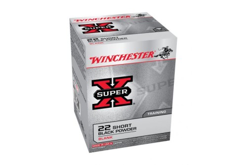 Winchester Super X Blank .22 Short Smoke and Noise Ammunition, 50 Rounds - X22SBW