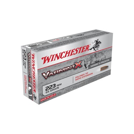 Winchester VarmintX 223 REM 55gr Poly 40/bx - Dirty Bird Industries