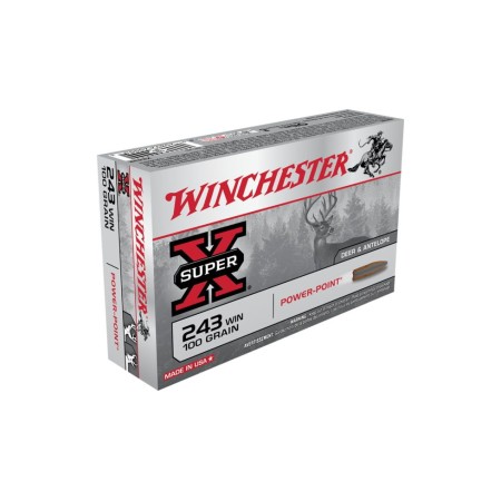 Winchester X2432 Power Point 243 Win. 100gr - Dirty Bird Industries