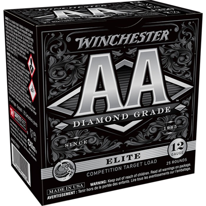 Winchester AA Diamond Grade 12 GA, 2-3/4in. 1oz. #7 Shot - 25 Rounds [MPN: AADGL12507]