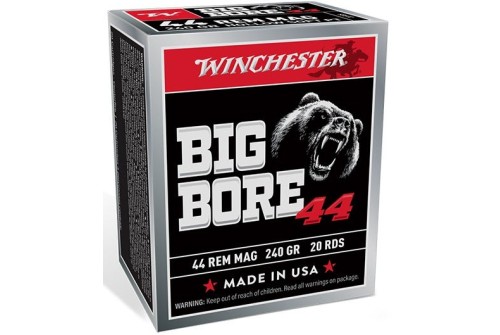 Winchester Big Bore Brass .44 Mag 240-Grain 20-Rounds JSP