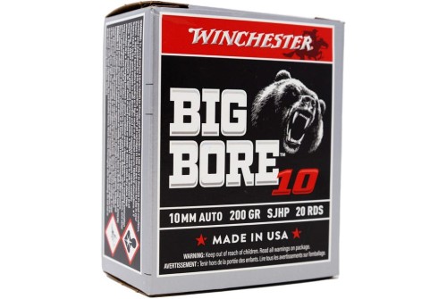 Winchester Big Bore Brass 10mm 200-Grain 20-Rounds JSP