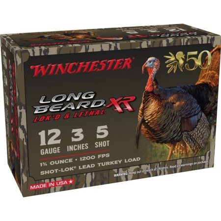 Winchester Long Beard XR 12 GA #5-Shot 10-Rounds 3" 50th Anniversary Edition