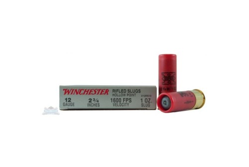 Winchester 12ga 2.75" 1oz Rifled Slug Ammunition 5rds - X12RS15