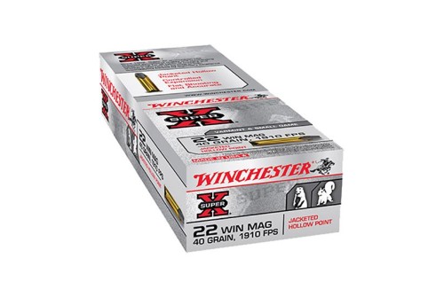 Winchester SUP-X 22 WMR Ammo 40 Gr JHP 50rds - X22MH