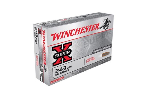 Winchester 243 100gr Power Point Super-X Ammunition 20rds - X2432