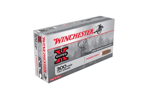 Winchester 300 WSM 150gr Power-Point Super-X Ammunition 20rds - X300WSM1