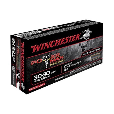 Winchester 30-30 Winchester 170gr Power Max Bonded Ammunition 20rds - X30303BP