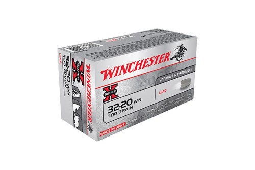 Winchester 32-20 Winchester 100gr LRN Super X Ammunition 50rds - X32201