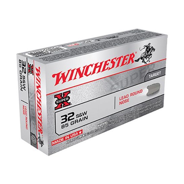 Winchester 32 S&W 85gr LRN Super-X Ammunition 50rds - X32SWP