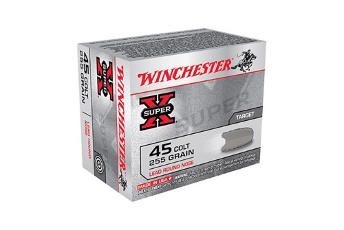 Winchester 45 Colt 255gr LRN Super-X Ammunition 20rds - X45CP2