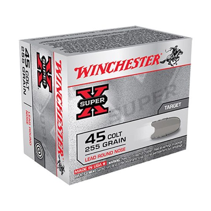 Winchester 45 Colt 255gr LRN Super-X Ammunition 20rds - X45CP2