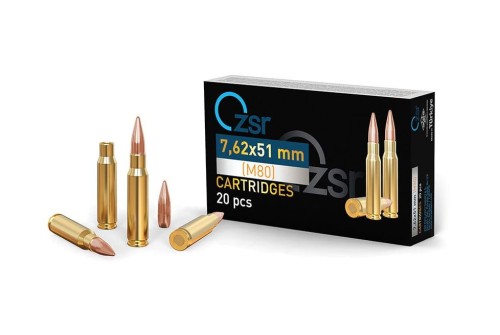 ZSR AMMO, 7.62X51, M80, 147GR, FMJ - Dirty Bird Industries