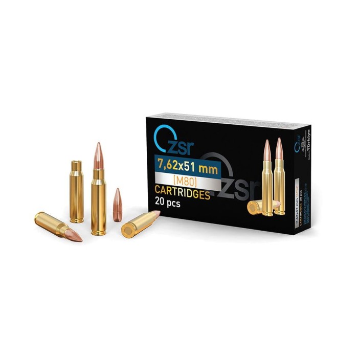 ZSR AMMO, 7.62X51, M80, 147GR, FMJ - Dirty Bird Industries