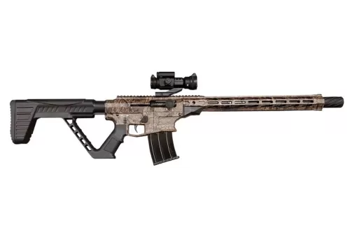 Rock Island VR80T VR80 12 Gauge 20" 5+1 3" Realtree Timber Fixed Thumbhole Stock Black Right Hand