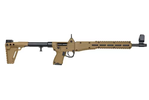 Kel-Tec SUB2K9GLK19BTANHC Sub-2000 9mm Luger 16.25" 15+1 Tan Adjustable Stock Glock 19 Magazine