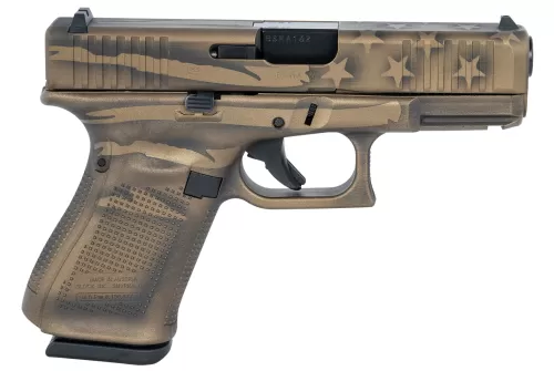 Glock , Glk Pa235s204-bbbwflag  G23 G5 40    Btl Worn Flag
