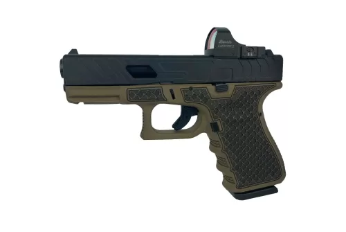 Glock G19 Gen3 Flat Dark Earth 9mm 4.02" Barrel 15-Rounds Burris Fast Fire II Red Dot