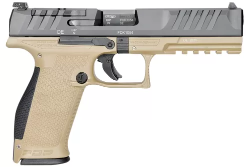Walther Arms Pdp, Wal 2858410 Pdp 9mm 5   Fullsize Or 2tn Tan  18rd