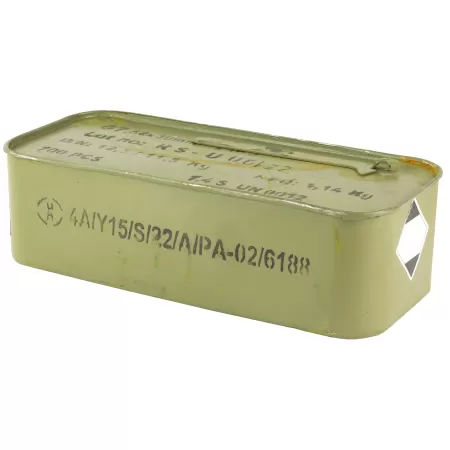 Century Arms 7.62X39 123 Grain Full Metal Jacket, 700 Round Sealed Tin of 20 Rounds Per Box, Includes 1 Tin Openeder with Each Tin