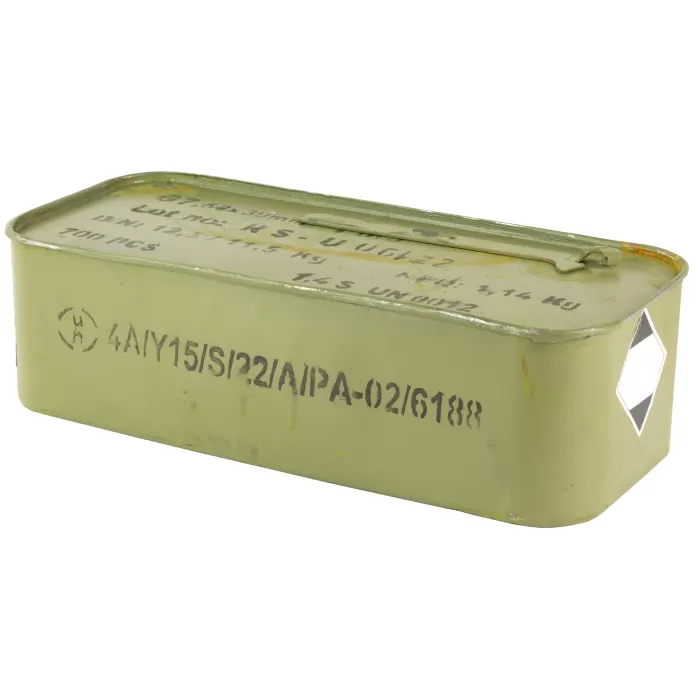 Century Arms 7.62X39 123 Grain Full Metal Jacket, 700 Round Sealed Tin of 20 Rounds Per Box, Includes 1 Tin Openeder with Each Tin Century Arms 7.62X39 123 Grain Full Metal Jacket, 700 Round Sealed Tin of 20 Rounds Per Box, Includes 1 Tin Openeder with Each Tin