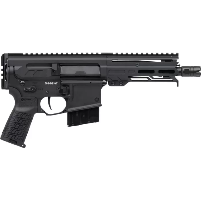 CMMG Dissent MK4 338 ARC 6.5in 10rd Armor Black Semi-Auto Pistol (34A920F-AB)