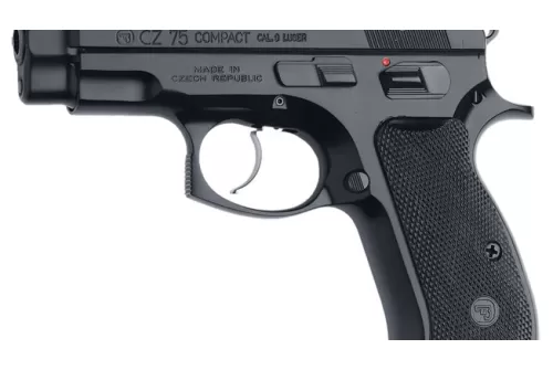 CZ 01171 CZ 75 Tactical Sport Sao 40 S&W 5.4" 10+1 Wood Grip SS Frame Blk Slide