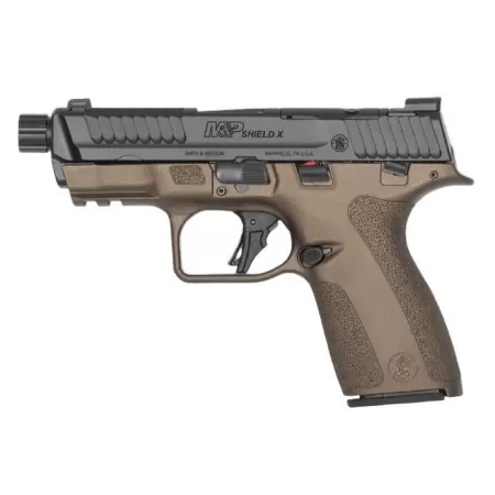 SMITH & WESSON Shield-X 9mm 4.1in 13rd/15rd Midnight Bronze Semi-Auto Pistol (14852)