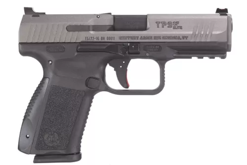 Canik HG4869TN TP9SF Elite 9mm Luger 4.19" 15+1 Tungsten Gray Cerakote Tungsten Gray Cerakote Steel Slide Tungsten Gray Interchangeable Backstrap Grip