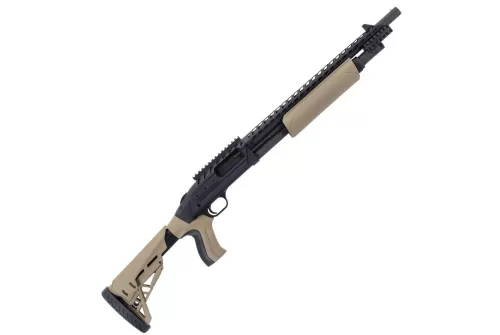 Mossberg &Amp; Sons Mossberg &Amp; Sons 500 Ati Scorpion, 12 Gauge. 18.5" Barrel, 3" Blued, Fde Synthetic, 6-Rd, Talo MOSS 50424