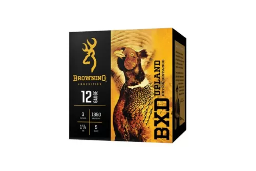 Browning 12GA 3" 1-5/8 oz. #5 BXD Upland Shotshell Ammunition, 25 Round Box - B193511235