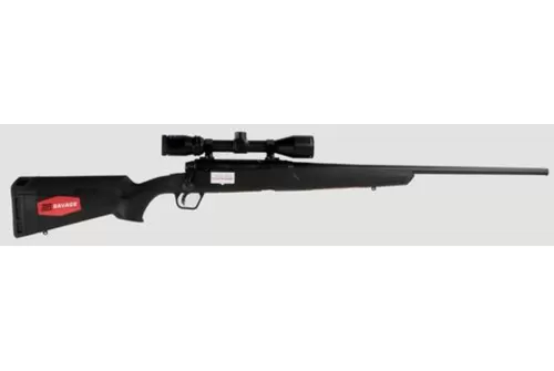 Savage Axis II XP .308 Winchester 22 Inch Barrel Matte Black Banner 3-9x40mm Riflescope Black Synthetic Stock 4 Round