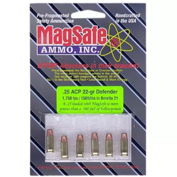 MagSafe 357 Remington Magnum 37 Grain Pre-Fragmented Bullet - Brass Casing