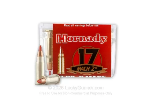 17 Mach 2 (HM2) - 17 Grain V-Max - Hornady - 500 Rounds
