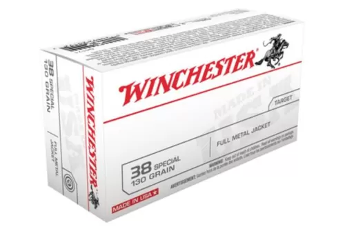 Winchester USA .38 Special 130gr, FMJ, 100rd/Box