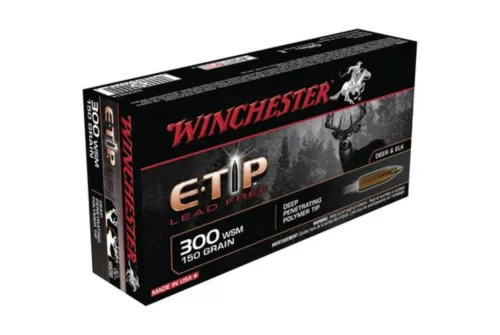 Winchester 300Wsm 150Gr E-Tip Lead Free S300SETA -