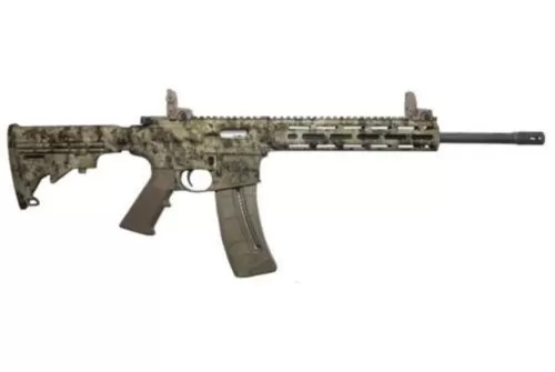 Smith & Wesson M&P 15-22 Sport 22LR 16" Barrel Folding Sights Kryptek Highlander Finish 25 Round