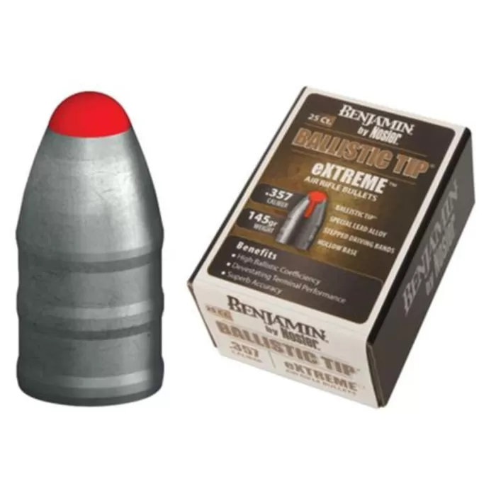 Benjamin Ballistic Tip .357 Caliber Pellets 25 Pack