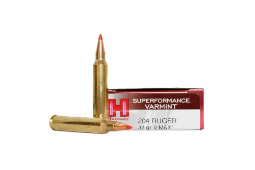 Hornady 83204 Superformance Varmint  204 Ruger 32 gr V-Max 20 Bx/ 10 Cs